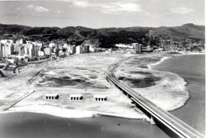 Aterro e clubes de remo em 1976