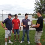 Entrega de placa ao presidente da CBR