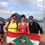 (Esq. para dir.) Marco, Walter e Gustavo