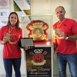Fabi e Gibran medalha